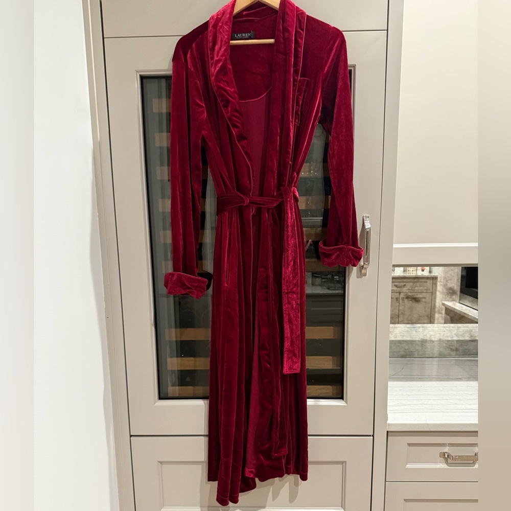 Ralph Lauren satin bathrobe